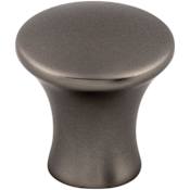 Top Knobs Oculus 7/8 Inch Mushroom Cabinet Knob from the Mercer Collection Ash Gray