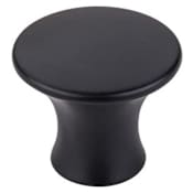 Top Knobs Oculus 1-5/16 Inch Mushroom Cabinet Knob from the Mercer Collection Black