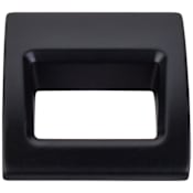 Top Knobs Tango 1-1/8 Inch Long Finger Cabinet Pull from the Mercer Series Black