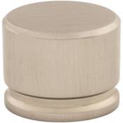 Top Knobs Oval 1-3/8 Inch Oval Cabinet Knob from the Sanctuary Collection Brushed Satin Nickel