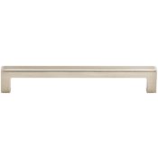 Top Knobs Podium 6-5/16 Inch Center to Center Handle Cabinet Pull from the Transcend Series Brushed Satin Nickel