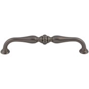 Top Knobs Devon 6-5/16 Inch Center to Center Handle Cabinet Pull Ash Gray