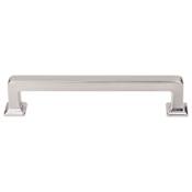 Top Knobs Ascendra 5-1/16 Inch (128 mm) Center to Center Handle Cabinet Pull from the Transcend Series - 25 Pack Brushed Satin Nickel