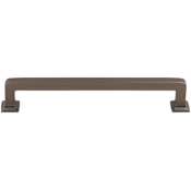 Top Knobs Ascendra 6-5/16 Inch Center to Center Handle Cabinet Pull from the Transcend Series Ash Gray