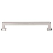 Top Knobs Ascendra 6-5/16 Inch Center to Center Handle Cabinet Pull from the Transcend Series - 25 Pack Brushed Satin Nickel