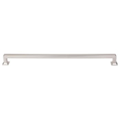 Top Knobs Ascendra 12 Inch Center to Center Handle Cabinet Pull from the Transcend Series - 10 Pack Brushed Satin Nickel