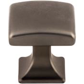 Top Knobs Contour 1-1/8 Inch Square Cabinet Knob from the Transcend Collection Ash Gray