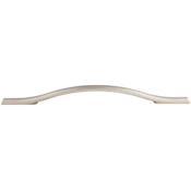 Top Knobs Somerdale 7-9/16 Inch Center to Center Handle Cabinet Pull from the Barrington Series Brushed Satin Nickel