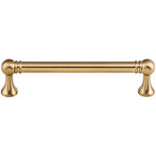 Top Knobs Kara 5-1/16 Inch Center to Center Handle Cabinet Pull from the Serene Series Honey Bronze