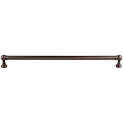 Top Knobs Kara 12 Inch Center to Center Handle Cabinet Pull from the Serene Series Ash Gray
