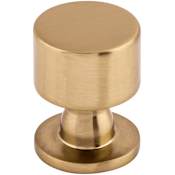 Top Knobs Lily 1 Inch Mushroom Cabinet Knob from the Serene Series Honey Bronze