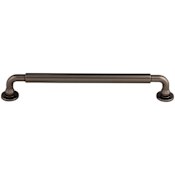 Top Knobs Lily 7-9/16 Inch Center to Center Handle Cabinet Pull from the Serene Series Ash Gray