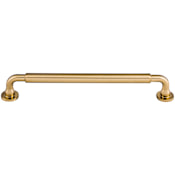 Top Knobs Lily 7-9/16 Inch Center to Center Handle Cabinet Pull from the Serene Series Honey Bronze
