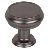 Top Knobs Eden 1-3/16 Inch Mushroom Cabinet Knob Ash Gray