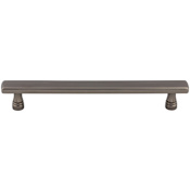 Top Knobs Devon 6-5/16 Inch Center to Center Bar Cabinet Pull Ash Gray