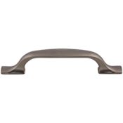 Top Knobs Torbay 3-3/4 Inch Center to Center Handle Cabinet Pull from the Devon Series Ash Gray