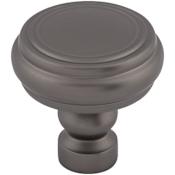 Top Knobs Brixton 1-1/4 Inch Mushroom Cabinet Knob from the Devon Collection Ash Gray