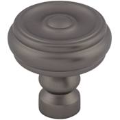 Top Knobs Devon 1-1/4 Inch Mushroom Cabinet Knob Ash Gray