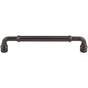 Top Knobs Brixton 6-5/16 Inch Center to Center Handle Cabinet Pull from the Devon Series Ash Gray