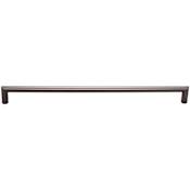 Top Knobs Kinney 12 Inch Center to Center Handle Cabinet Pull from the Lynwood Series Ash Gray