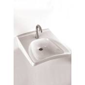 TOTO Reliance Commercial 20-1/2" Wall Mounted Bathroom Sink with Single Faucet Hole Drilled and Overflow Cotton