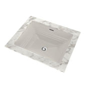 TOTO Promenade 18-1/2" Undermount Bathroom Sink with Overflow Colonial White
