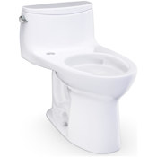 TOTO Ultramax 1.28 GPF One Piece Elongated Toilet with Left Hand Lever Cotton White