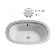 TOTO Maris 20-3/8" Undermount Bathroom Sink with Overflow and CeFiONtect Ceramic Glaze Bone