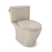 TOTO Nexus 1.28 GPF Two Piece Elongated Chair Height Toilet with Left Hand Lever and Tornado Flush Technology - Seat Included Bone