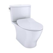 TOTO Nexus 1.0 GPF Two Piece Elongated Chair Height Toilet with Tornado Flush Technology - Seat Included Cotton White