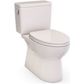 TOTO Glaston 1.0 GPF Two Piece Elongated Toilet with Left Hand Lever - Seat Included Bone