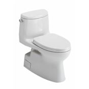 TOTO Carlyle II One-Piece Toilet 1.28GPF Washlet+ compatible Cotton