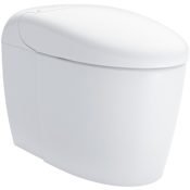 TOTO Neorest RS 0.8 / 1 GPF Dual Flush One Piece Elongated Chair Height Toilet with Integrated Smart Bidet Seat, Auto / Tornado Flush, PREMIST, and EWATER+ Cotton