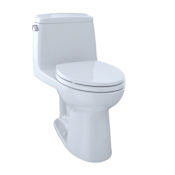 TOTO Eco UltraMax One Piece Elongated 1.28 GPF Toilet with E-Max Flush System - SoftClose Seat Included Cotton