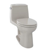 TOTO Eco UltraMax One Piece Elongated  1.28 GPF Toilet with E-Max Flush System - SoftClose Seat Included Bone