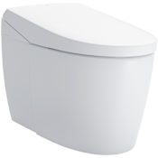 TOTO Neorest AS 0.8 / 1 GPF Dual Flush One Piece Elongated Chair Height Toilet with Integrated Smart Bidet Seat, Auto / Tornado Flush, PREMIST, and EWATER+ Cotton