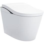 TOTO Neorest LS 0.8 / 1 GPF Dual Flush One Piece Elongated Chair Height Toilet with Integrated Smart Bidet Seat, Auto / Tornado Flush, PREMIST, and EWATER+ Cotton with Black Trim