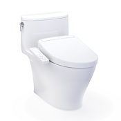TOTO Washlet+ Nexus 1G One-piece Elongated 1.0 GPF Toilet And Washlet S2 Bidet Seat Cotton