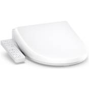 TOTO WASHLET Round Soft Close Heated Bidet Seat Cotton