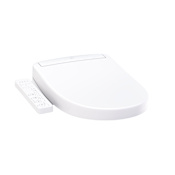 TOTO Washlet S2 Electronic Bidet Toilet Seat With Instantaneous Water Heating, Premist And Ewater+ Wand Cleaning, Round Cotton