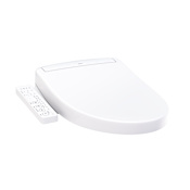 TOTO Washlet S2 Electronic Bidet Toilet Seat With Instantaneous Water Heating, Premist And Ewater+ Wand Cleaning, Elongated Cotton