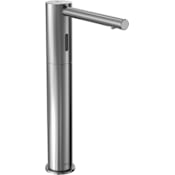 TOTO Global Faucet Deck Mounted Round L Touchless Electronic Foam Soap Dispenser Controller with 3 Liter Reservoir Tank, 3 Spouts and 20 Liter Subtank Polished Chrome