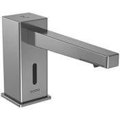 TOTO Square Deck Mounted Electronic Soap Dispenser with 101 oz Capacity and 20 Liter Subtank Polished Chrome