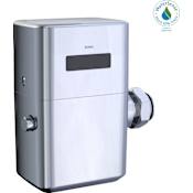 TOTO ECO POWER 1.28 GPF Electronic Wall Mounted Toilet Flushometer for 1-1/2" Rear, Top Polished Chrome