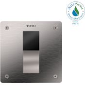 TOTO ECO POWER 1 GPF Electronic Wall Mounted Toilet Flushometer for 1-1/2" Rear Top Spud Stainless Steel