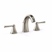 TOTO Silas Widespread Bathroom Faucet - Drain Assembly Included Brushed Nickel