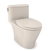 TOTO Nexus 1.28 GPF One Piece Elongated Chair Height Toilet with Tornado Flush Technology - Seat Included Bone