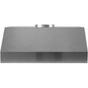 Trade-Wind H3200 Series 600 CFM 36 Inch Wide Wall Mounted Range Hood with 3 Fan Speeds and Remote Stainless Steel