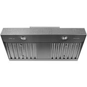 Trade-Wind VSL400 Series 42 Inch Wide Range Hood Insert with LED Lighting and Knob Controls Stainless Steel