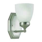 Trans Globe Lighting Single Light Up Lighting Wall Sconce Brushed Nickel